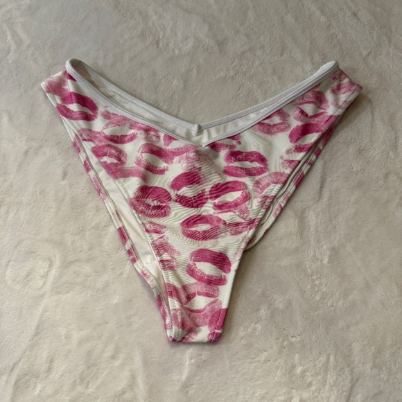 New! Frankies Bikinis X SYDNEY SWEENEY Enzo Cheeky Bikini Bottom 31053 - Picture 6 of 12